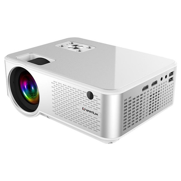 Cheerlux C9 2800 Lumens 1280x720 720P HD Android Smart Projector, Support HDMI x 2 / USB x 2 / VGA / AV(White)