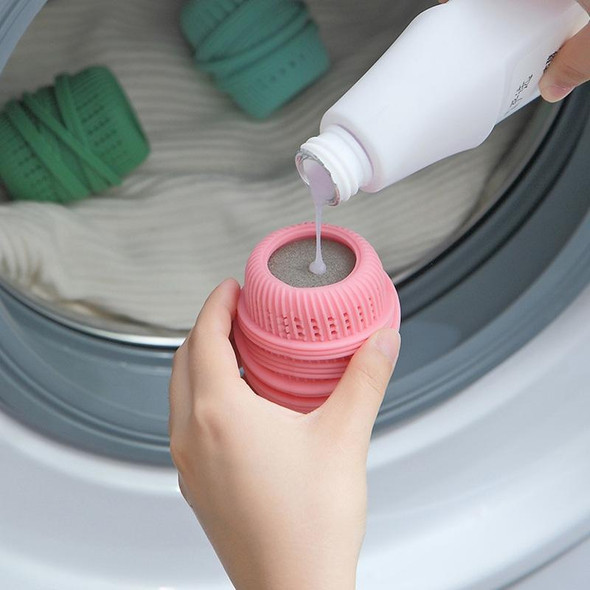3 PCS Anti-Entanglement And Anti-Knotting Laundry Ball Washing Machine Cleaning Ball Guard Washing Ball(Light Green)