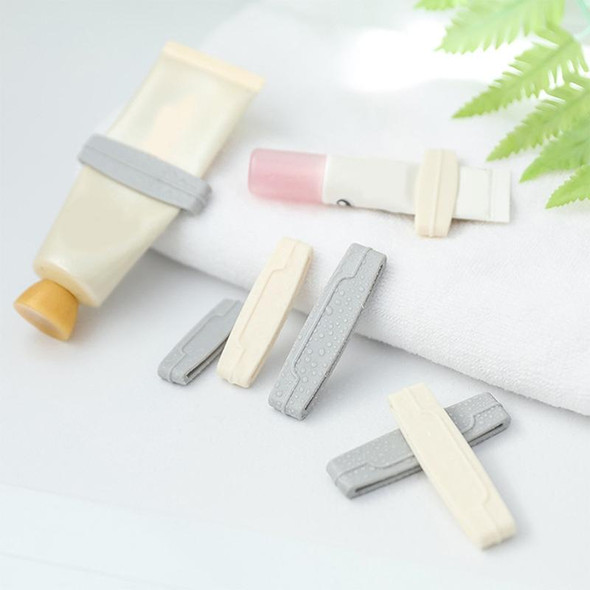 10 Sets Multifunctional Lazy Manual Toothpaste Squeezer Cosmetic Cleanser Squeezer(Grey)