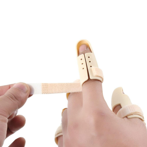4 PCS Finger Splint Brace Adjustable Finger Support Protector - Fingers Arthritis Joint Finger Injury, Specification: No. 3: 52-55mm(Complexion)
