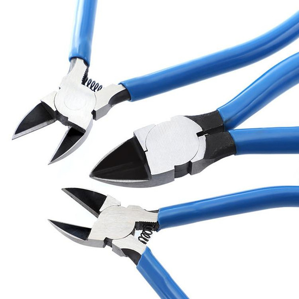 2pcs 5 inch Water Nozzle Pliers Shearing Chrome Vanadium Steel Electrician Diagonal Wire Strippers