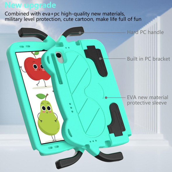 For Nokia T20 10.36 2021 Ice Baby EVA Shockproof Hard PC Tablet Case(Mint Green+Black)