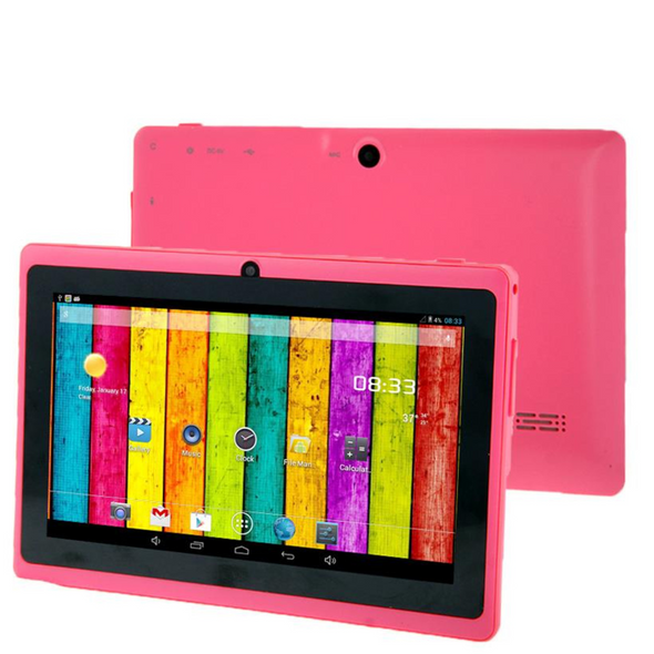 7.0 inch Tablet PC, 512MB+4GB, Android 4.2.2, 360 Degrees Menu Rotation, Allwinner A33 Quad-core, Bluetooth, WiFi(Magenta)