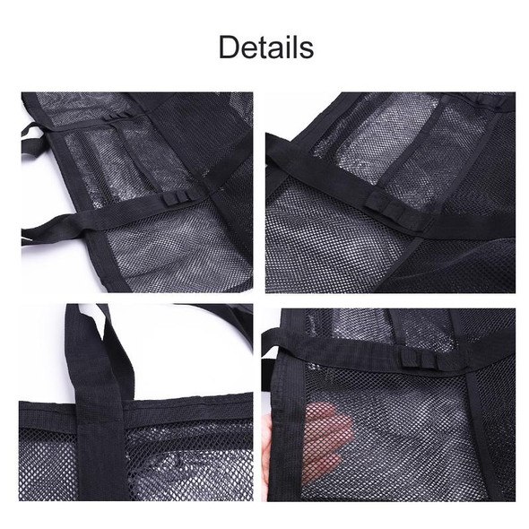 Large Capacity Mesh Swimming Tote Beach Bag(Black)