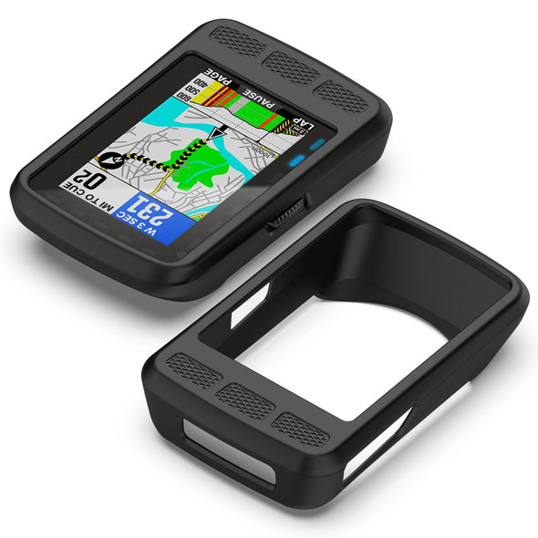 For Wahoo Elemnt Roam WFCC4 Stopwatch Silicone Protective Case(Black)