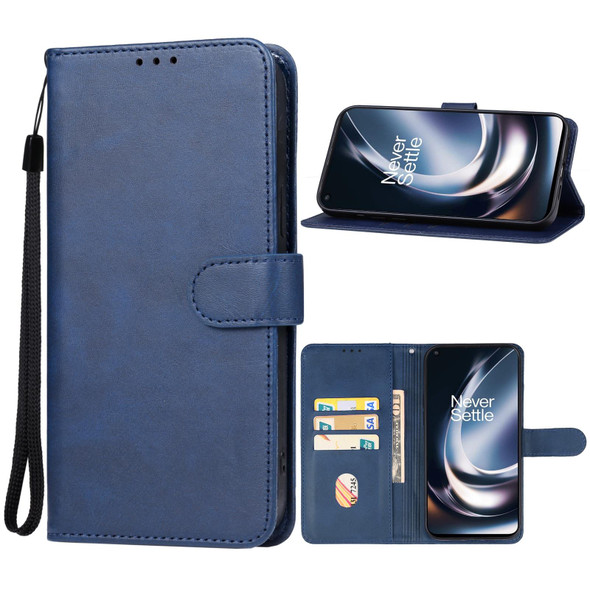 For OnePlus Nord CE 3 Lite Leatherette Phone Case(Blue)