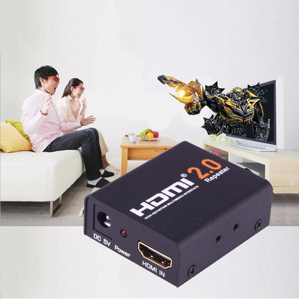 2160P Full HD HDMI 2.0 Amplifier Repeater,  Support 4K x 2K, 3D