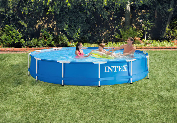 Intex pool mtl-frame(w/pump) 366x76cm