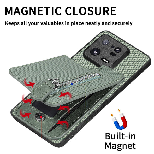 For Redmi Note 10 4G Carbon Fiber Vertical Flip Zipper Phone Case(Blue)