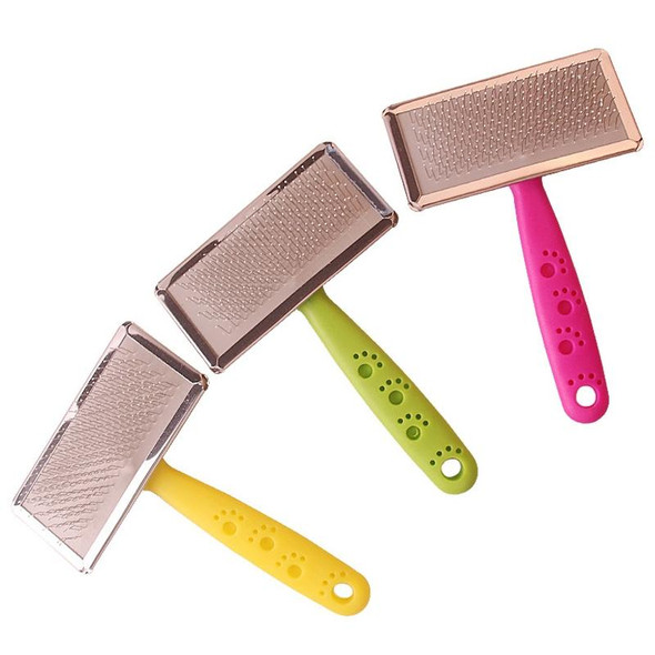 BG-W1347 3pcs Pet Hair Removal Massage Comb Dog Cleaning Tools, Random Color Delivery, Specification: XL