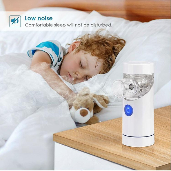 Portable Handheld Ultrasonic Mute Atomizer for Children(White)