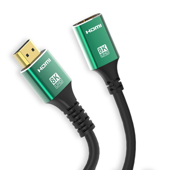 1m HDMI2.1 Male To Female 8K Audio And Video Cable Extension Cable(Green)