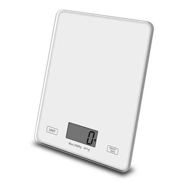 Mini Small 5kg / 1g Kitchen Digital Electronic Scale(White)