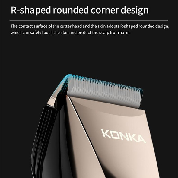 KONKA KZ-TJ18 Men Household USB Electric Hair Clippers Hair Clippers with LED Display