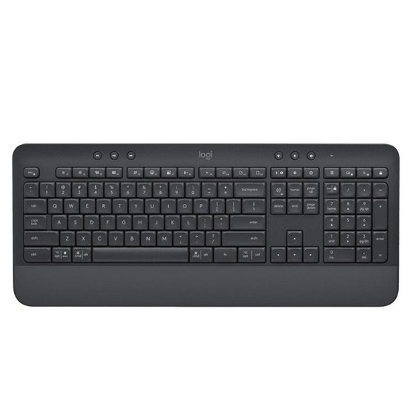 Logitech K650 Wireless Bluetooth Dual Mode Silent Keyboard (Black)