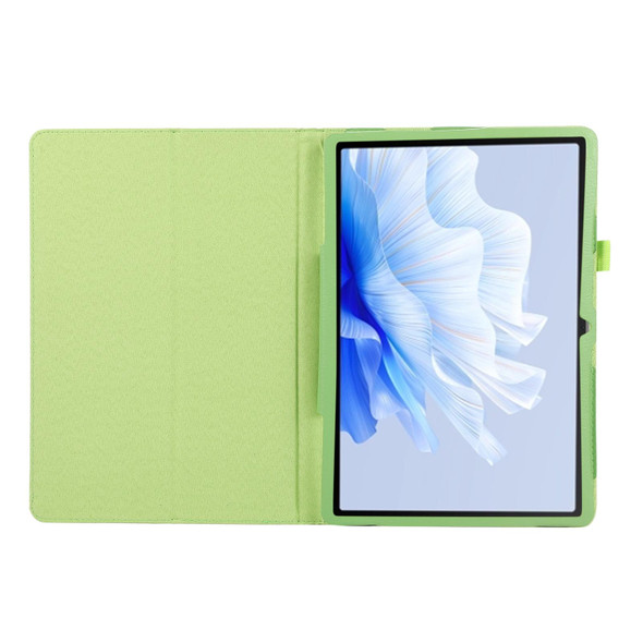 For Huawei MatePad Air 11.5 inch Litchi Texture Leatherette Tablet Case with Holder(Green)