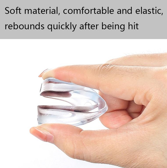 10 PCS Spherical Acrylic Transparent Table Corner Crash Pad