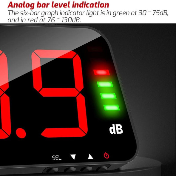 TASI TA653A Large Screen Wall-Mounted Noise Meter Decibel Detector