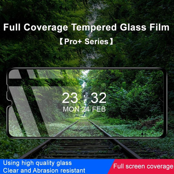 For Xiaomi Poco C55 4G imak 9H Surface Hardness Full Screen Tempered Glass Film Pro+ Series