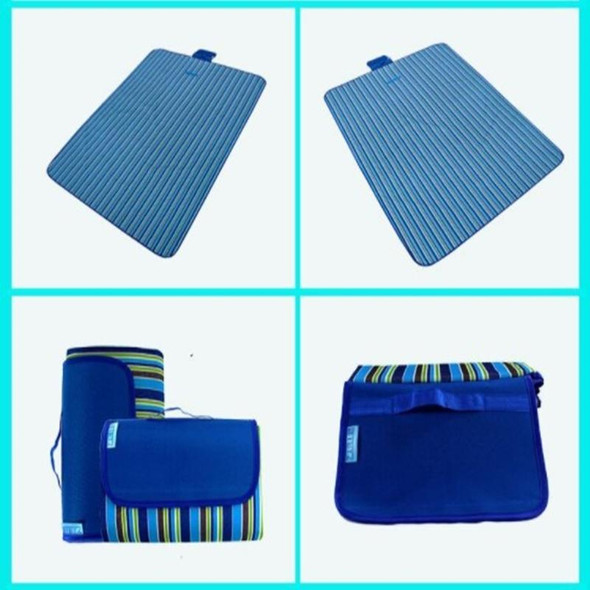 600D Oxford Cloth Outdoor Picnic Mat Picnic Cloth Waterproof Mats Spring Travel Beach Mat, Specifications (length * width): 150*180(Deep Sea Blue)