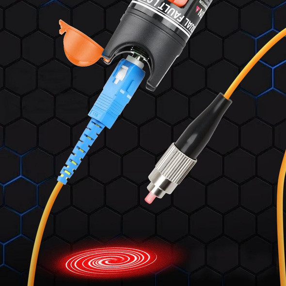 1-60 km Optical Fiber Red Light Pen 5/10/15/20/30/50/60MW Red Light Source Light Pen, Specification: 30mW Green+Orange