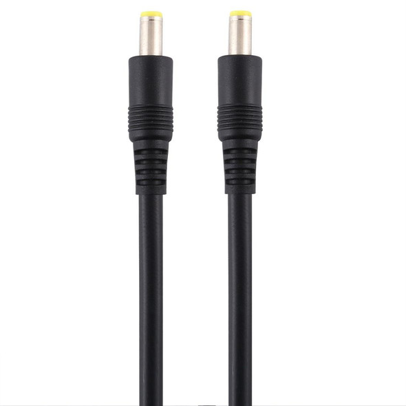 DC Power Plug 5.5 x 2.5mm Male to Male Adapter Connector Cable, Cable Length:1.5m(Black)