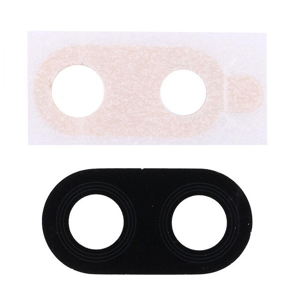 For Galaxy C8 / C710 10pcs Back Camera Lens Cover with Sticker (Black)