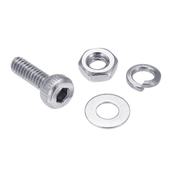 600 PCS M2 304 Stainless Steel Hex Socket Cap Head Screw Washer Nut Kit