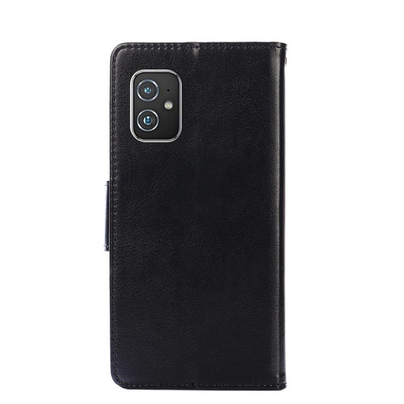 Asus ZenFone 8 ZS590KS Crystal Texture Leatherette Phone Case(Black)