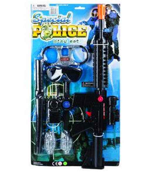 Special Police- Combat Rifle Play Set - 8 Piece