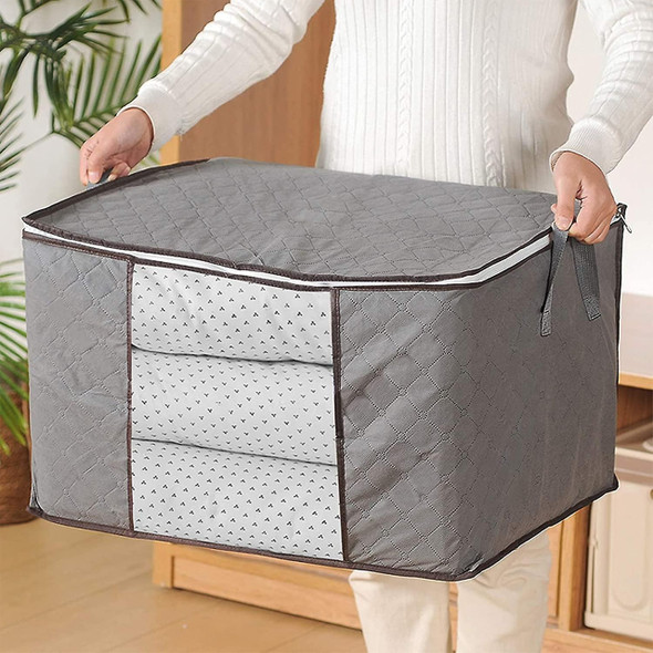 Set of 2 Foldable Storage Bag With Handle