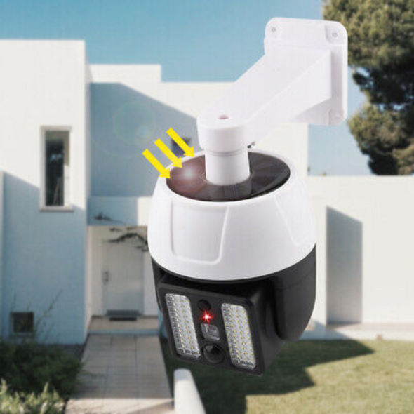 2 in 1 Solar Sensor Dummy Camera Wall Light