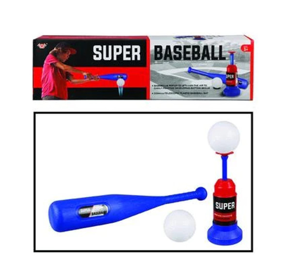 Baseball Server Sports Set 53x15cm for Kids Ages 3+