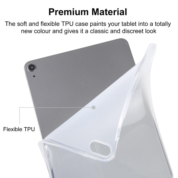 TPU Tablet Case For iPad Air 2020 / 2022 10.9 (Frosted Clear)