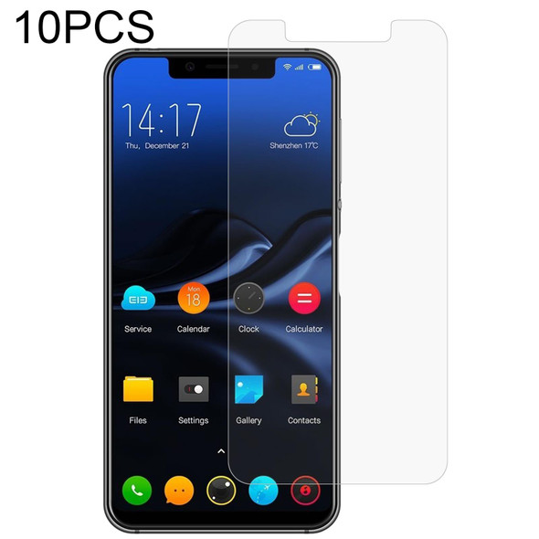 10 PCS 0.26mm 9H 2.5D Tempered Glass Film - Elephone A4