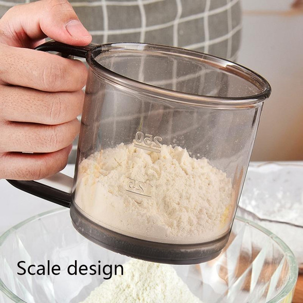 2 PCS Convenient Hand-Held Flour Sieve Icing Sugar Sieve Baking Tool(Brown)