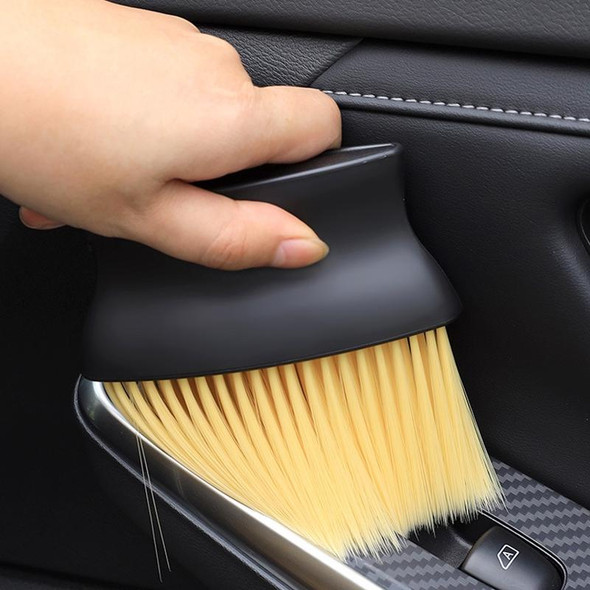 5pcs Car Air Conditioning Outlet Cleaning Brush Ultra-Soft Auto Interior Detail Brus Yellow