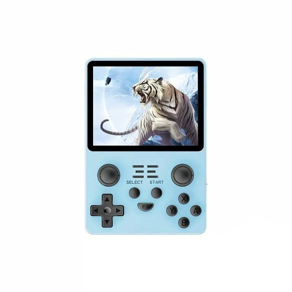 POWKIDDY RGB20S  3.5-Inch IPS Screen Retro Open Source Handheld Game Console 16GB Without Game(Blue)