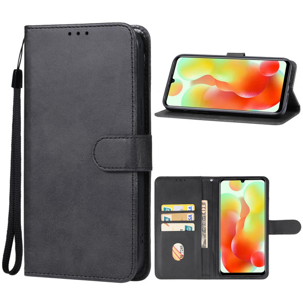 For OUKITEL C33 Leatherette Phone Case(Black)