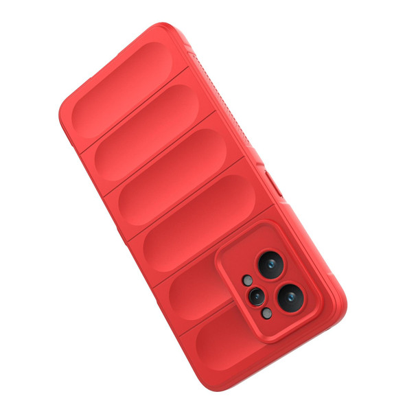 For Realme GT2 Pro Magic Shield TPU + Flannel Phone Case(White)