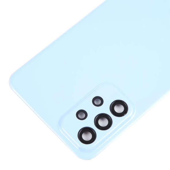 For Samsung Galaxy A23 5G SM-A236A Original Battery Back Cover with Camera Lens Cover(Blue)