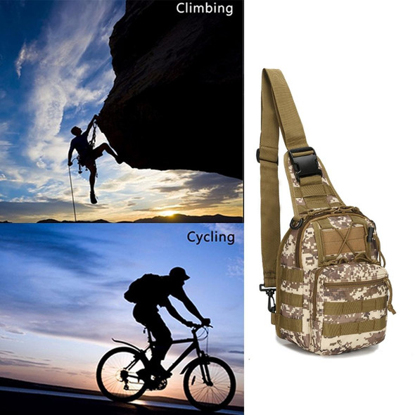 Outdoor Multipurpose Unisex 600D  Backpack Camping Hiking Hunting Camouflage Backpack Bag, Size: 30*22*5.0cm