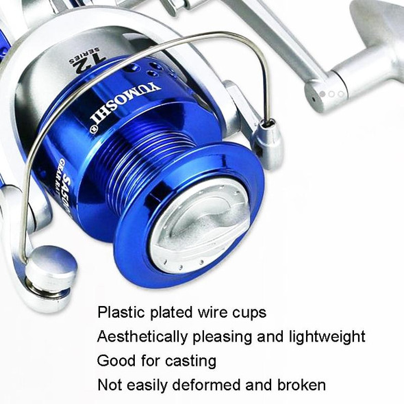 YUMOSHI SA Series Spinning Reel Plastic Head Fishing Reel Fishing Rod Reel, Specification: SA4000