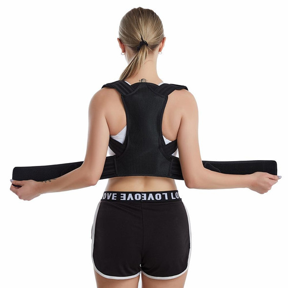 MK-068 Back Posture Correction Belt Anti-hunchback Breathable Invisible Corrector, Size: S