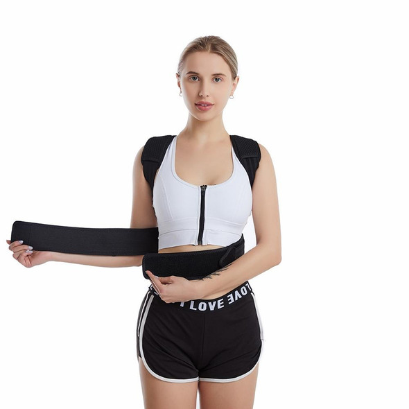 MK-068 Back Posture Correction Belt Anti-hunchback Breathable Invisible Corrector, Size: L