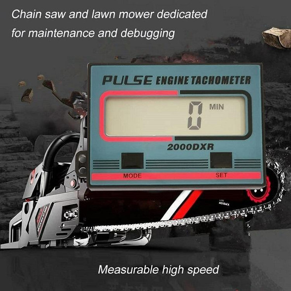 Chainsaw Tachometer Lawn Mower Speedometer Gasoline Engine Tester