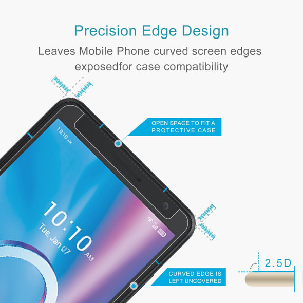 Alcatel 1B 2020 10 PCS 0.26mm 9H 2.5D Tempered Glass Film