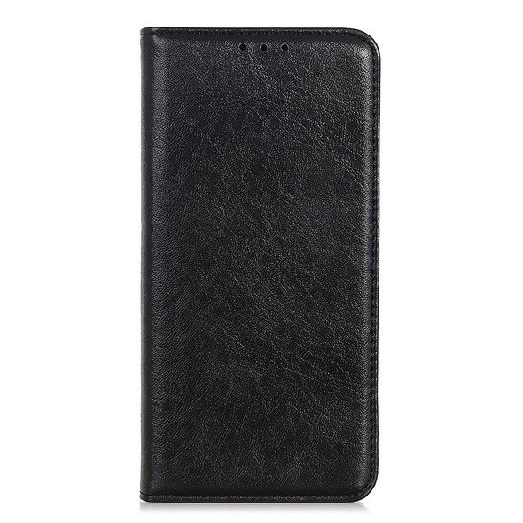 Alcatel 1SE 2020 Magnetic Crazy Horse Texture Horizontal Flip Leatherette Case with Holder & Card Slots & Wallet(Black)