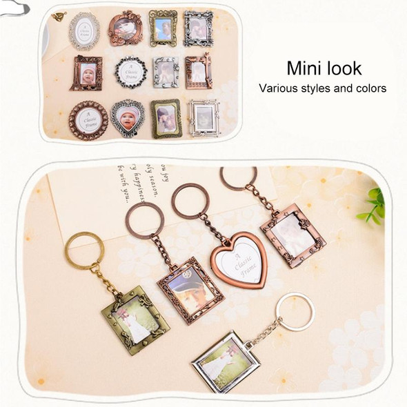 2 PCS Creative Metal Vintage Photo Frame(Butterfly Square)