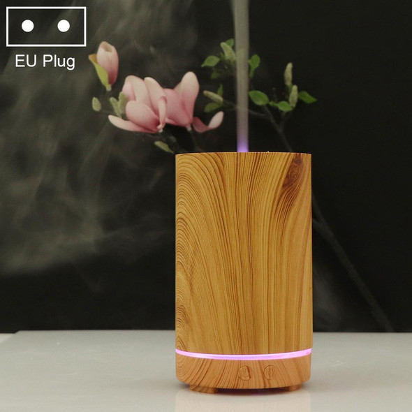 200ml Hollow-out Forest Pattern Wooden Essential Oil Aromatherapy Machine Ultrasonic Humidifier Automatic Alcohol Sprayer, Plug Specification:EU Plug(Light Brown-4)